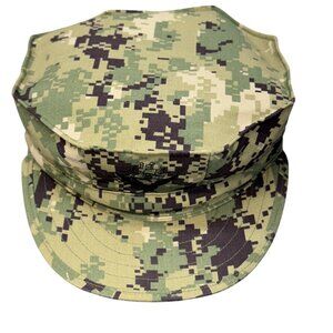 US Navy Working Type III Hat Cap Fitted 7 1/2 Digital Camouflage Camo Military